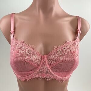 Victoria's Secret Dream Angels Push Up Without Padding Bra Pink Size 34DD NWT